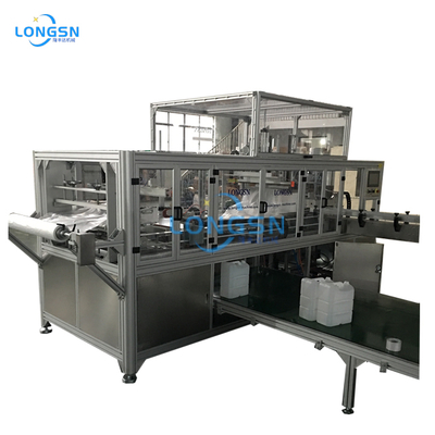 Hoàn toàn tự động nhựa trống PET Chai đóng gói đóng gói máy móc đóng gói