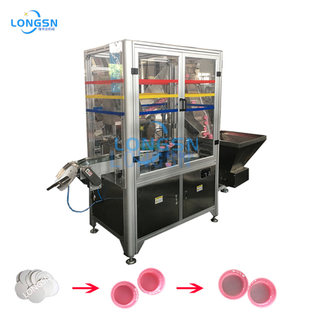 Máy chèn nắp chai/nắp giấy tự động